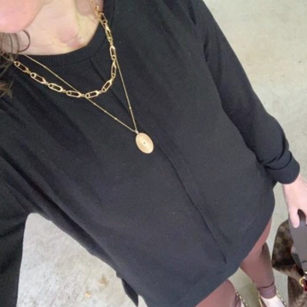 :: Stella & Dot Safety Pin Necklace - Picture 7 of 15